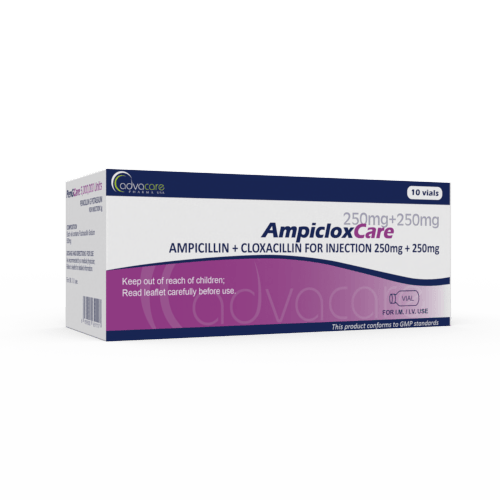 Polvo para Inyección de Ampicilina + Cloxacilina