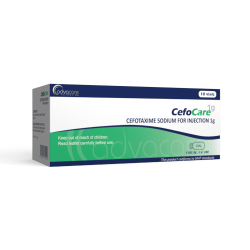 Polvo para Inyección de Cefotaxima Sódica + Lidocaina HCL 1%