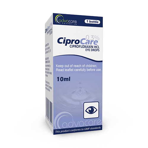 Gotas para Ojos de Ciprofloxacina Lactato HCL