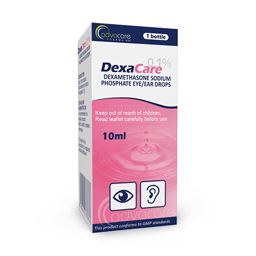 Box of Dexamethasone Sodium Phosphate Eye Drops