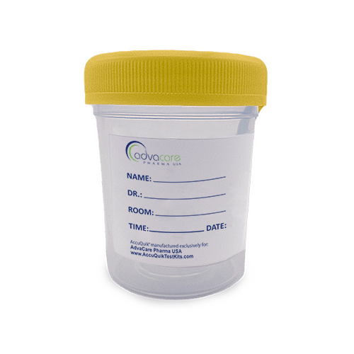 Tasses pour les échantillons d’urine et de selles