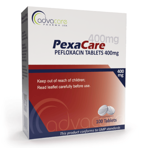 Bottle of Pefloxacin Tablets 400mg