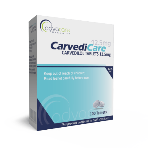 AdvaCare is a GMP manufacturer of Carvedilol Tablets