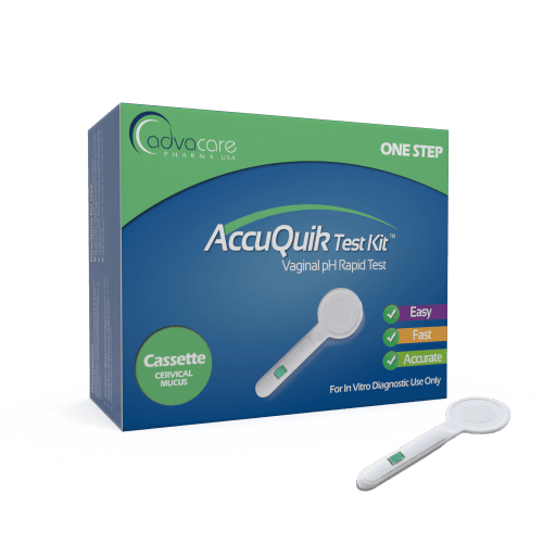 a strip for Vaginal PH Test Kit from AdvaCare Pharma USA AccuQuik range