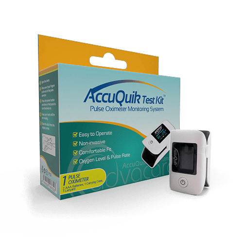 one Advacare Pharma AccuQuik Pulse Oximeter Device