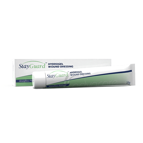 a tube of advacare pharma usa StayGuard Skin and Wound Care Hydrogel Cream