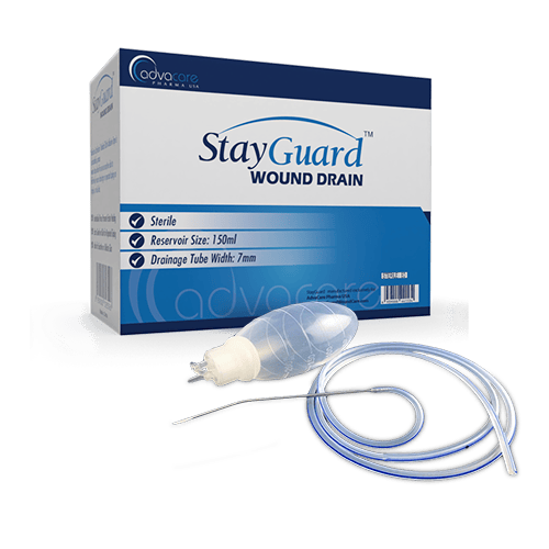 an advacare pharma usa StayGuard Closed Wound Drainage System with trocar needle