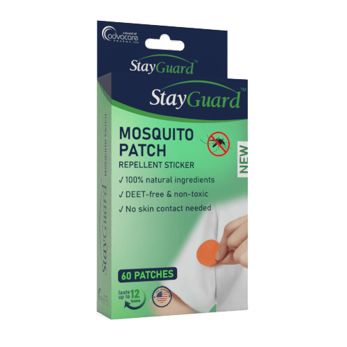 few blisters of advacare pharma usa StayGuard Skin and Wound Care Mosquito repellent patches